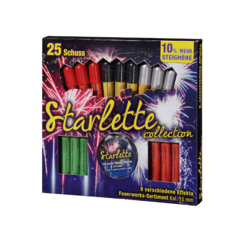 Starlette Collection Feuerwerkssortiment Kaliber 15 mm