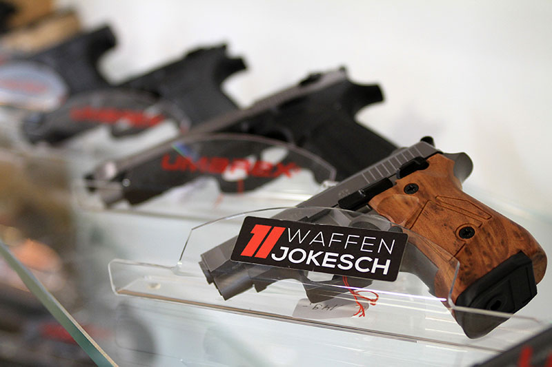 Große Auswahl an freien Waffen wie z.B. Airsoft, Luftdruck- und CO2 Waffen