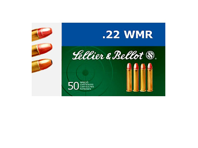 SELLIER & BELLOT .22 WIN. MAG. Kaliber .22 Win. Mag., Teilm., Hohlsp.
