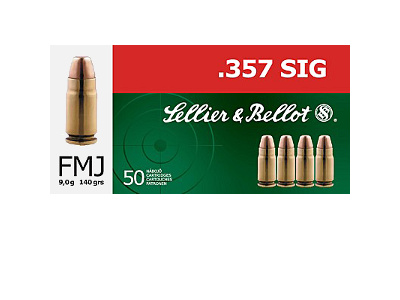 SELLIER & BELLOT .357 SIG Kaliber .357 SIG, Vollmantel