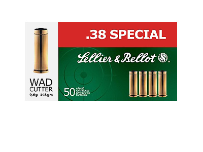 SELLIER & BELLOT .38 SPEC. WADCUTTER - Kaliber .38 Special