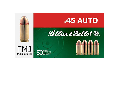 SELLIER & BELLOT .45 ACP - Kaliber .45 ACP, Vollmantel