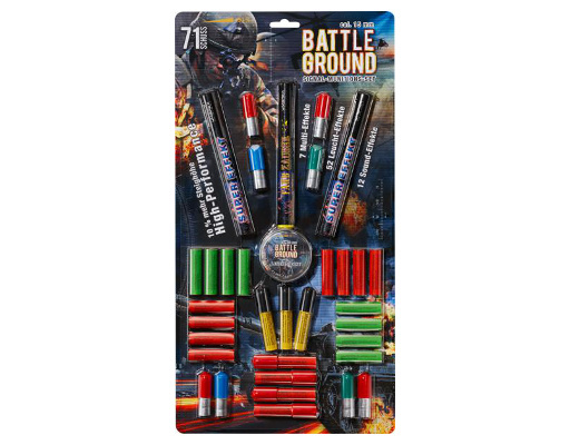 Battleground Pyro Munition mit Multi-Effekten, Leucht-Effekten und Sound-Effekten
