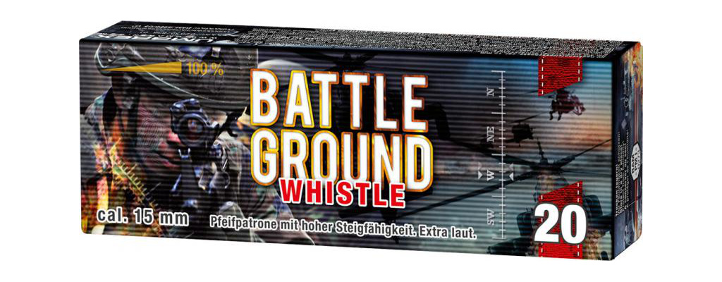 UMAREX BATTLE GROUND WHISTLE Pfeiffpatronen Kaliber 15 mm