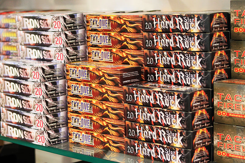 Wir führen ein großes Sortiment an Pyrotechnick und Böllern